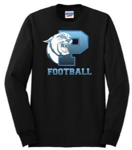 Panthers Homecoming - Panthers Football Long Sleeve (Black or Grey)