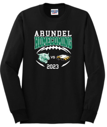 Arundel - 2023 Homecoming Long Sleeve T Shirt (Grey or Black)