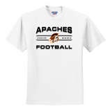 Apaches Football - Classic Short Sleeve T Shirt (Grey, White or Black)