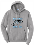 West Howard Swim and Dive TEAM - Hoodie Sweatshirt (Grey or White)