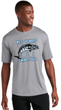 West Howard Swim and Dive TEAM - Performance Short Sleeve Shirt - (Silver or White)