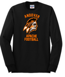 Apache Football - Long Sleeve T Shirt (Black or White)