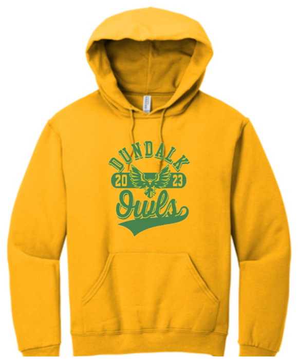 Dundalk Cheer - DHS Hoodie Sweatshirt (Grey, White or Gold)
