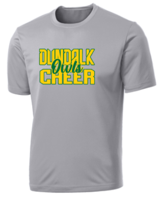 Dundalk Cheer - Official Performance Short Sleeve (Grey, White or Green)