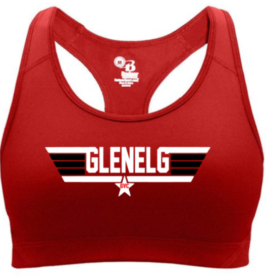 GHS Cheer - Red Sports Bra