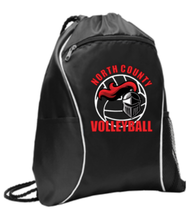 North County Volleyball- Official Cinch Pack (Black)