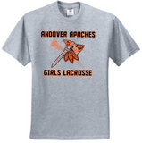 Apaches WLAX - Official Short Sleeve T Shirt (Black, White or Grey)