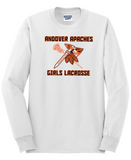 Apaches WLAX - Official Long Sleeve T Shirt (Black, Grey or White)