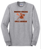 Apaches WLAX - Official Long Sleeve T Shirt (Black, Grey or White)