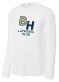 Blue Heron Lax - Letters - Performance Long Sleeve T Shirt (Silver or White)