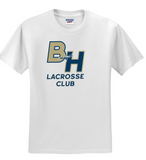 Blue Heron Lacrosse - Letters - SS T Shirt (White or Grey)