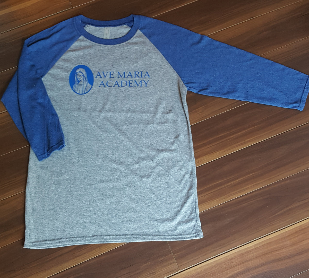 Ave Maria Academy Unisex Raglan T Shirt – Crab & Anchor Apparel