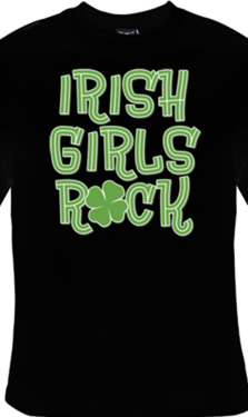 Irish Girls Rock T Shirt