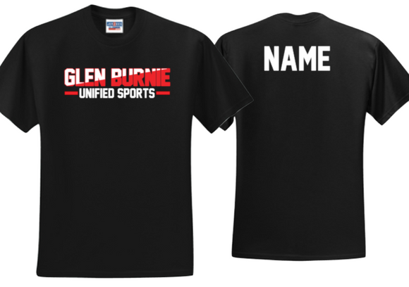 GB Unified - Black Short Sleeve T Shirt (Cotton/Poly)