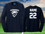 Arden Soccer - Official Long Sleeve Cotton / Poly Blend Shirt (Navy Blue/White)