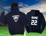 Arden Soccer - Official Hoodie Sweatshirt (Navy Blue/White)
