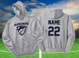 Arden Soccer - Official Hoodie Sweatshirt (Heathered Blue/Sports Grey)