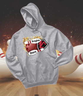NC Unified Bowling - Official Hoodie Sweatshirt (Sports Grey)