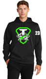 TRUE CHES  - Performance Hoodie Sweatshirt (Black and Silver)