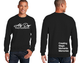 Ally Day - Crew Neck Sweatshirt (White / Black / Pink)