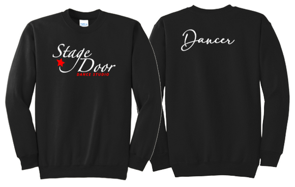 STAGE DOOR DANCE - Official Long Sleeve T Shirt (White / Black)