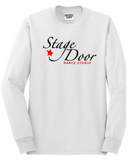 STAGE DOOR DANCE - Official Long Sleeve T Shirt (White / Black)