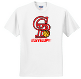 GB BASKETBALL - Level up Short Sleeve T Shirt (Black, White or Red)