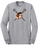 Apaches MLAX - Official Long Sleeve T Shirt (Black, Grey or White)