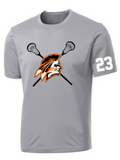Apaches MLAX - Official Performance Short Sleeve (Orange, White, Black or Silver)