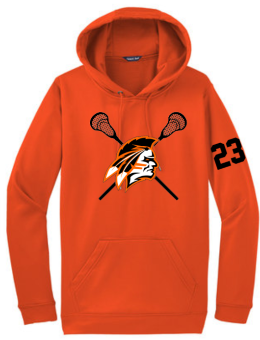 Apaches MLAX - On-Field Hoodie Sweatshirt (Orange, White, Black)