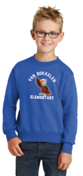 VBES - Blue- Eagle Crew Neck Sweatshirt