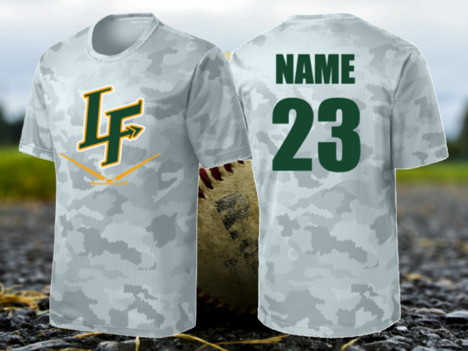 LF Baseball/Softball- Official Camo Hex Short Sleeve Shirt (Forest Gre –  Crab & Anchor Apparel