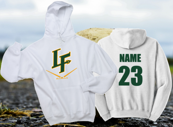 LF Baseball - Official Hoodie Sweatshirt (White or Green)