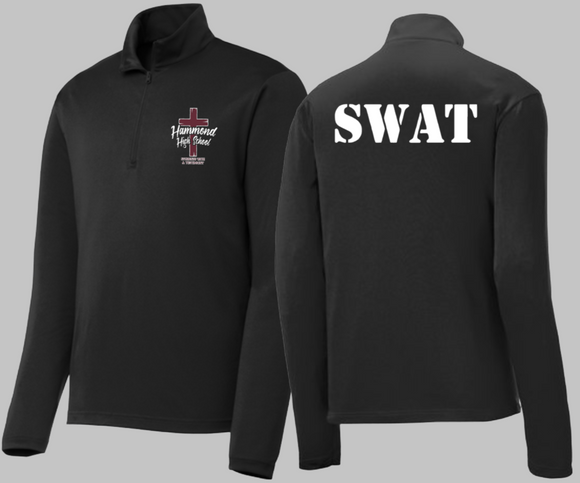 HHS SWAT - STUDENTS with a Testimony - Official 1/4 Zip Pullover