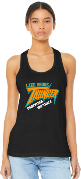 Lake Shore Softball - Thunder Ladies Racer Back Tank Tops