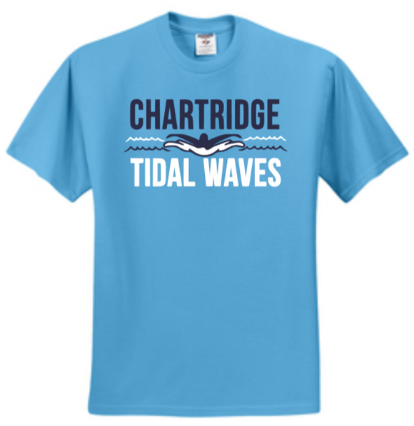 Chartridge Swim - Aquatic Blue - Official Short Sleeve T Shirt