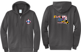 Troop 447 - Full Zip Hoodie Sweatshirt (Forest Green or Charcoal)