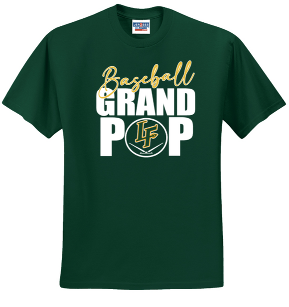 LF Baseball - Traditional Baseball POP Short Sleeve T Shirt - Green