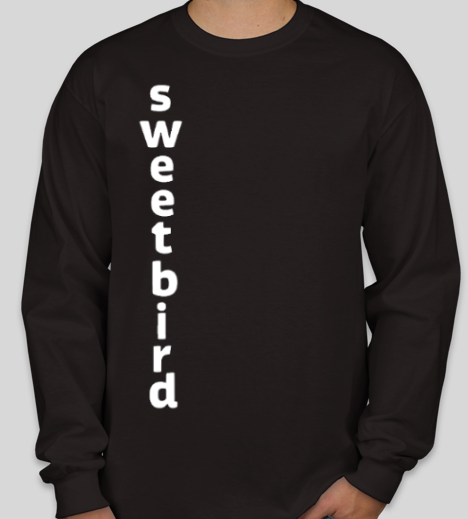 Sweetbird - Long Sleeve Vertical T Shirt with back logo