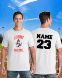 GB Baseball - GB Retro Gopher Short Sleeve T Shirt (White or Red)
