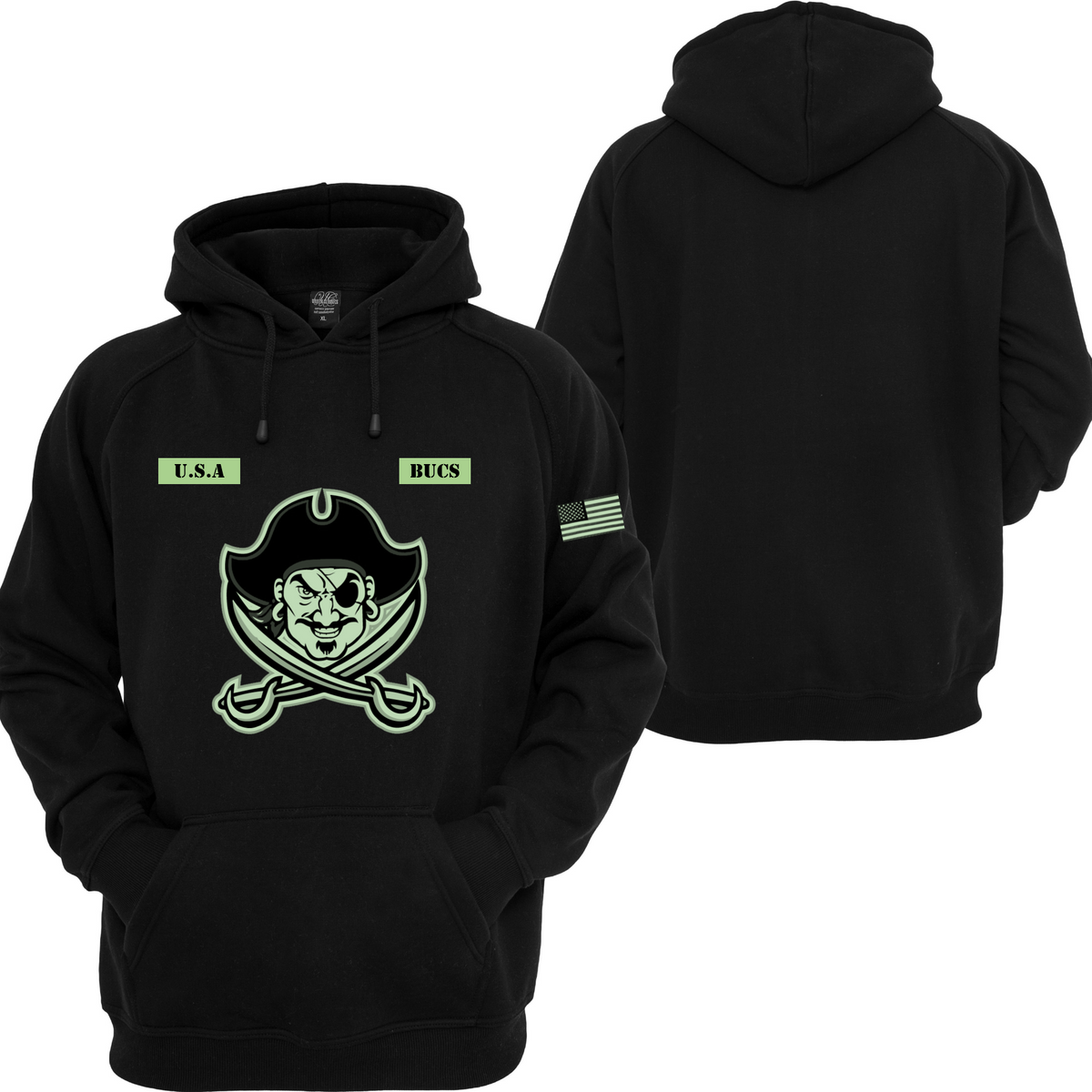 BUCS Football - 2022 Salute to Service Camo Hoodie Sweatshirt (Adult) –  Crab & Anchor Apparel