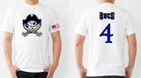 White Bucs Rep My Player Shirt Mens & Womens - ADD JERSEY NUMBER AT CHECKOUT