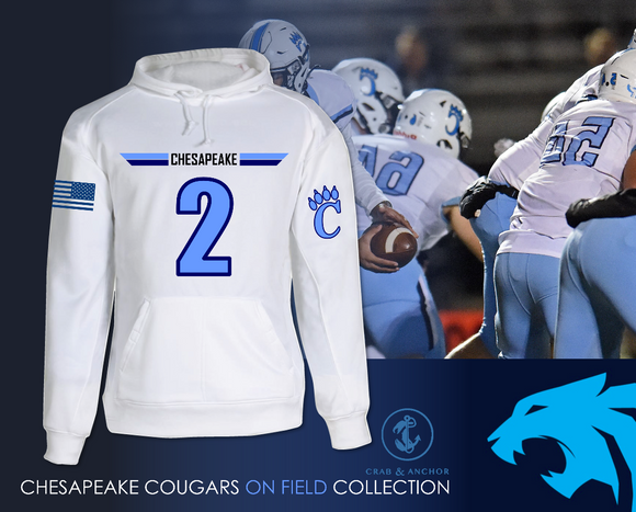 Cougars - On Field Collection Hoodie Sweatshirt (Adult & Youth)