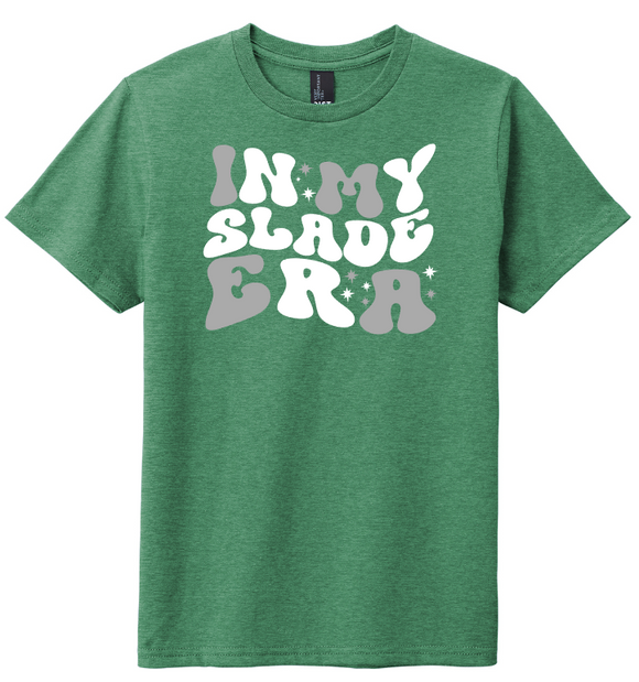 SLADE - IN MY ERA - District Heathered Green Short Sleeve Shirt (Youth or Adult)