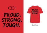 Vuong's Competition - Red Short Sleeve Shirt - Proud Strong Tough