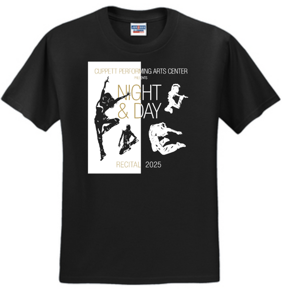 Cuppett Performing Arts Center - RECITAL June 2025 Short Sleeve Shirt (Youth and Adult)