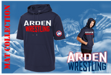 Arden Wrestling -Short Sleeve Hooded Pullover (Red, White or Navy Blue)