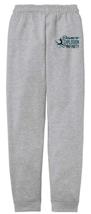 Dance Explosion Infinity - Sweatpants (Joggers or Open Bottom) (Grey)