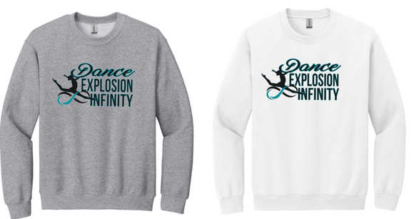 Dance Explosion Infinity - Crewneck Sweatshirt (White or Grey)