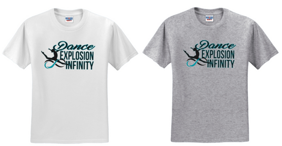 Dance Explosion Infinity - Short Sleeve Shirt (White or Grey)